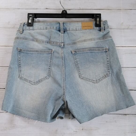Women's Mid-Rise Denim Cut-Off Shorts Size 10 - Picture 4 of 4